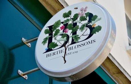 Bertie Blossoms branch board